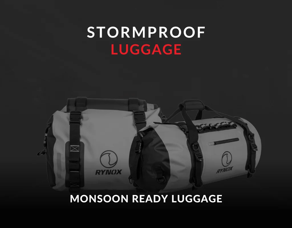Stormproof Luggage - Mansoon Ready Luggage - Motowilder