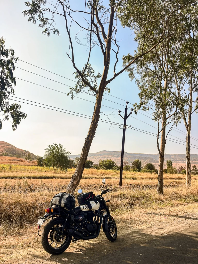 I set off from Goa solo, after a quick motorcycle check and some last-minute shopping at Moto Wilder